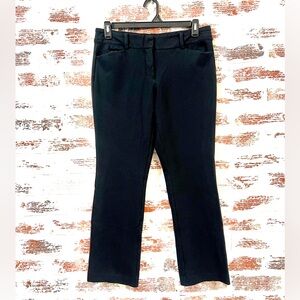 New York & Company 7th Avenue Black Dress Pants Pockets Sz 10